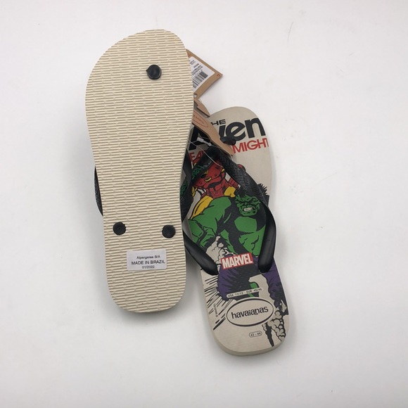 Havaianas Men's Havaianas Marvel Classics Avengers Top Sandal Beige - Picture 5 of 5